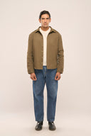 Flap Cotton Twill Shacket | Relaxed Fit