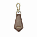 Leather key charm 1 Brown