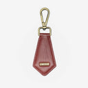 Leather key charm 1 Rust Red