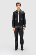 Noctis Casual Jacket | Relaxed Fit | Poly-Blend Leather
