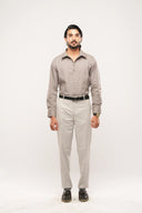 Pleat | Slim Fit Cotton Poplin Shirt