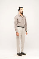 Pleat | Slim Fit Cotton Poplin Shirt