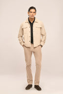 Astra Beige Corduroy Jacket