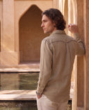 Gravel - Half Placket Linen Shirt