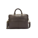 Coffee Leather Hercules Briefcase With Professional Business Design. 