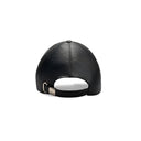 Genuine Leather Black Cap