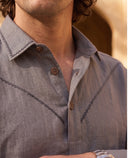 Gravel - Half Placket Linen Shirt