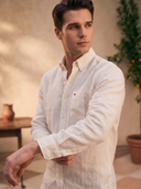 Wayfarer - Button Down Linen Shirt