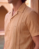 Alcove - Seersucker Pintuck Lapel Shirt