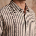 Roman | Stripped Khadi Shirt