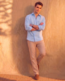 Contrast - Chambray and Poplin Blend Shirt