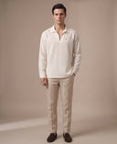 Arc- Crumpled V-Neck T-Shirt