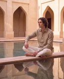 Gravel - Half Placket Linen Shirt