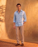 Contrast - Chambray and Poplin Blend Shirt