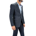 Imperium Navy Blue Blazer Side Profile