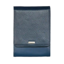 Leather Watch Case Deep Blue Front View