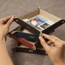 Leather Desk Organizer Tray LIFE STYLE