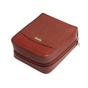 Leather Dopp kit S Rust Red Front