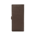 Leather Travel Wallet Brown Back View