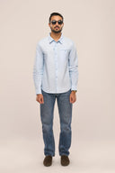 Loop Shirt Men Light Blue Front View 