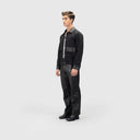 Noctis Black Casual Jacket Side Profile