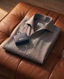 Cipher Cooper Collar Shirt + Handcrafted Leather AirPods Case