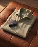 Cipher Cooper Collar Shirt + Handcrafted Leather AirPods Case