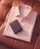 Plinth Fine Striped Shirt + Leather Bi-fold Wallet