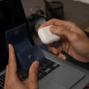 Premium Luxury leather Air Pods Pro Case Open View by TZAR