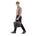 Professional Carrying The Espresso Hercules Leather Office Briefcase.