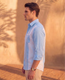 Contrast - Chambray and Poplin Blend Shirt