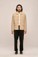 Stellar Beige Jacket Men Front View
